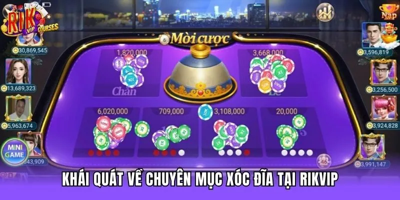 Khái quát về chuyên mục xóc đĩa tại Rikvip