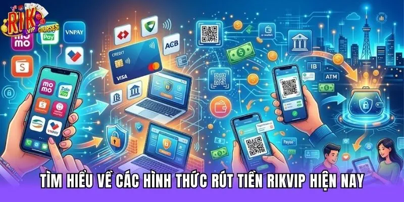 Tìm hiểu về các hình thức rút tiền Rikvip hiện nay