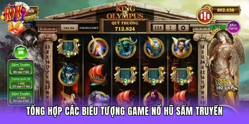 Tổng hợp các biểu tượng game Nổ Hũ Sấm Truyền